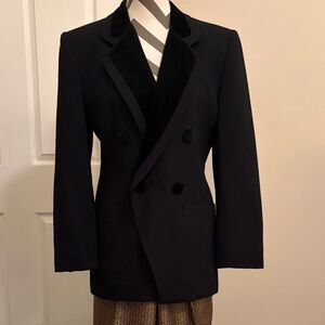Dior Black Double-Breasted Blazer vintage
